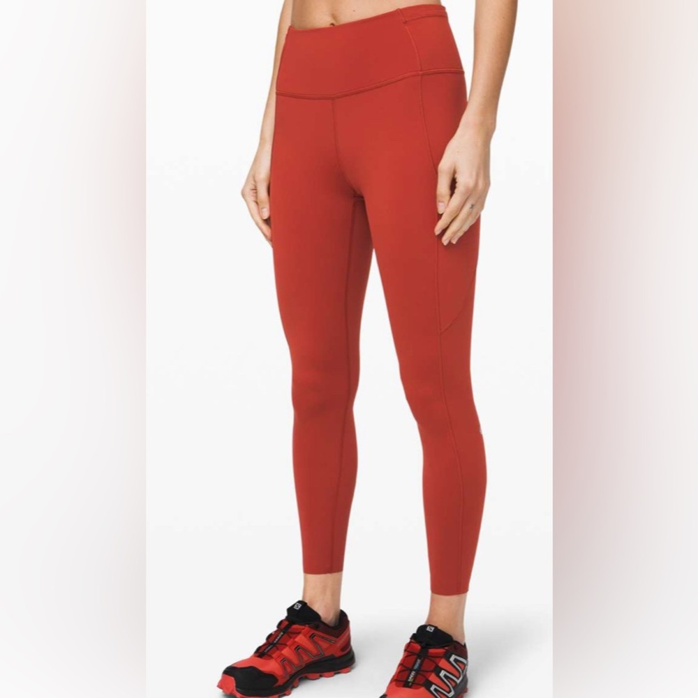 Lululemon Fast and Free Tight II 25" *Non-Reflective Nulux Size 6 GUC